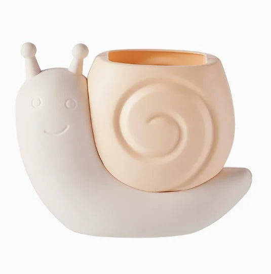 1PC Cartoon Snail Pen Holder Desktop Office Pen Cup High-Value Stationery Storage Box for Boys and Girls Makeup Brush Storage
