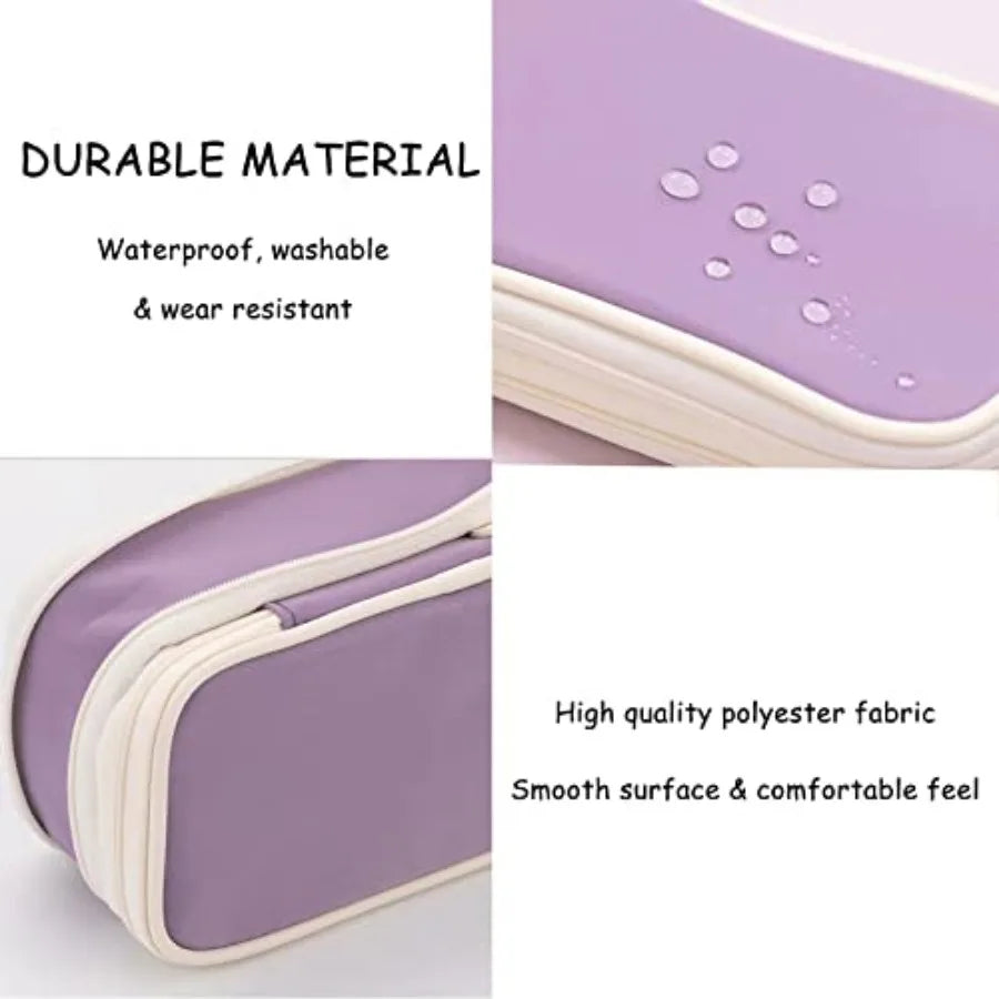 Big Capacity Pencil Case, Large Pencil Pouch Pen Box Bag - Back to School Supplies for Teen Girls Boys, Aesthetic Cute Pencil C